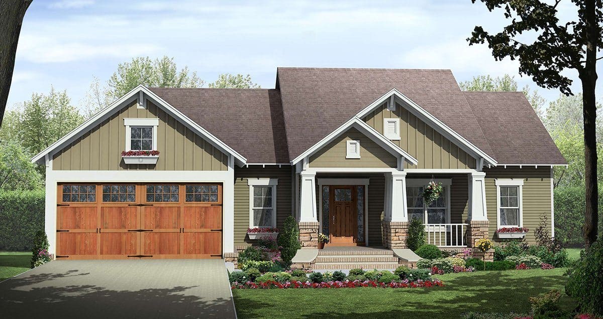 Craftsman Style Home House Plan